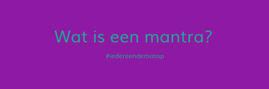 wat is een mantra