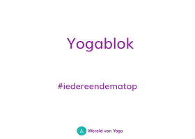 yogablok wereld van yoga Yogablok - Wereld van Yoga